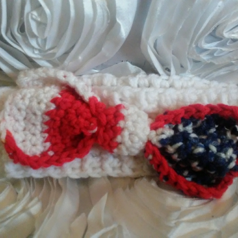 Handmade crochet headband/earwarmer